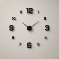 3D Frameless Wall Clock