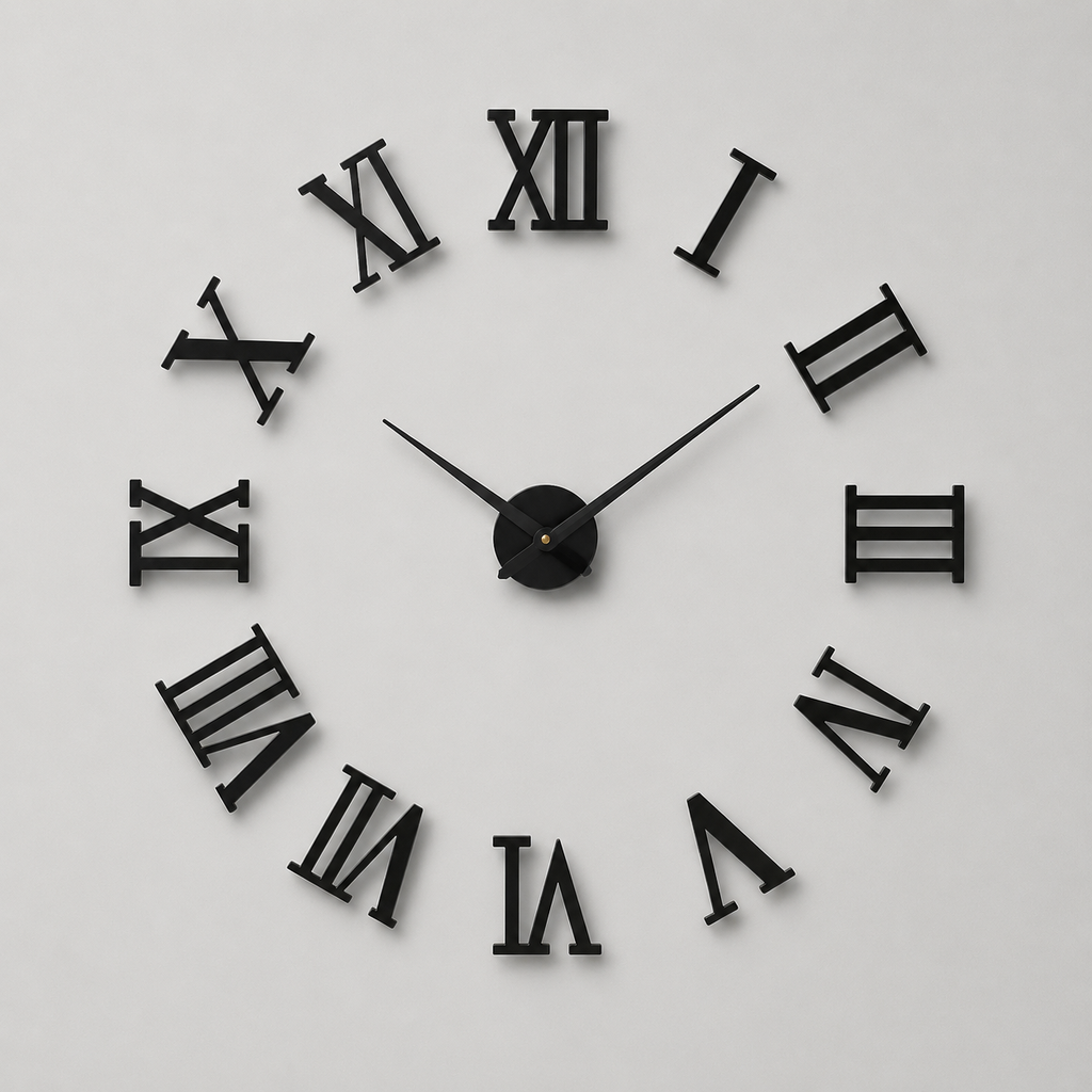 Roman Numeral Wall Clock