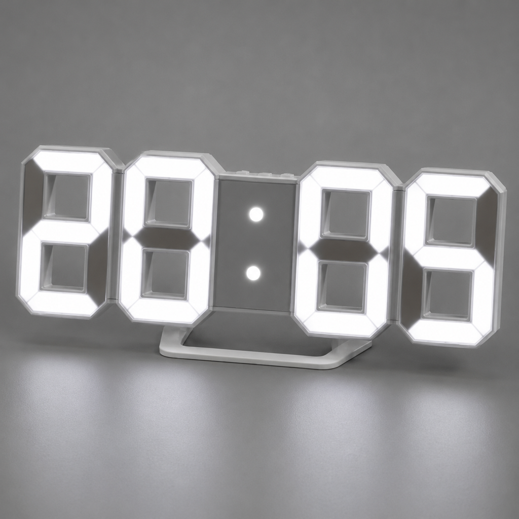 LED Mirror Digital Clock