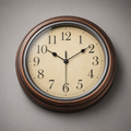 Vintage Bronze Wall Clock