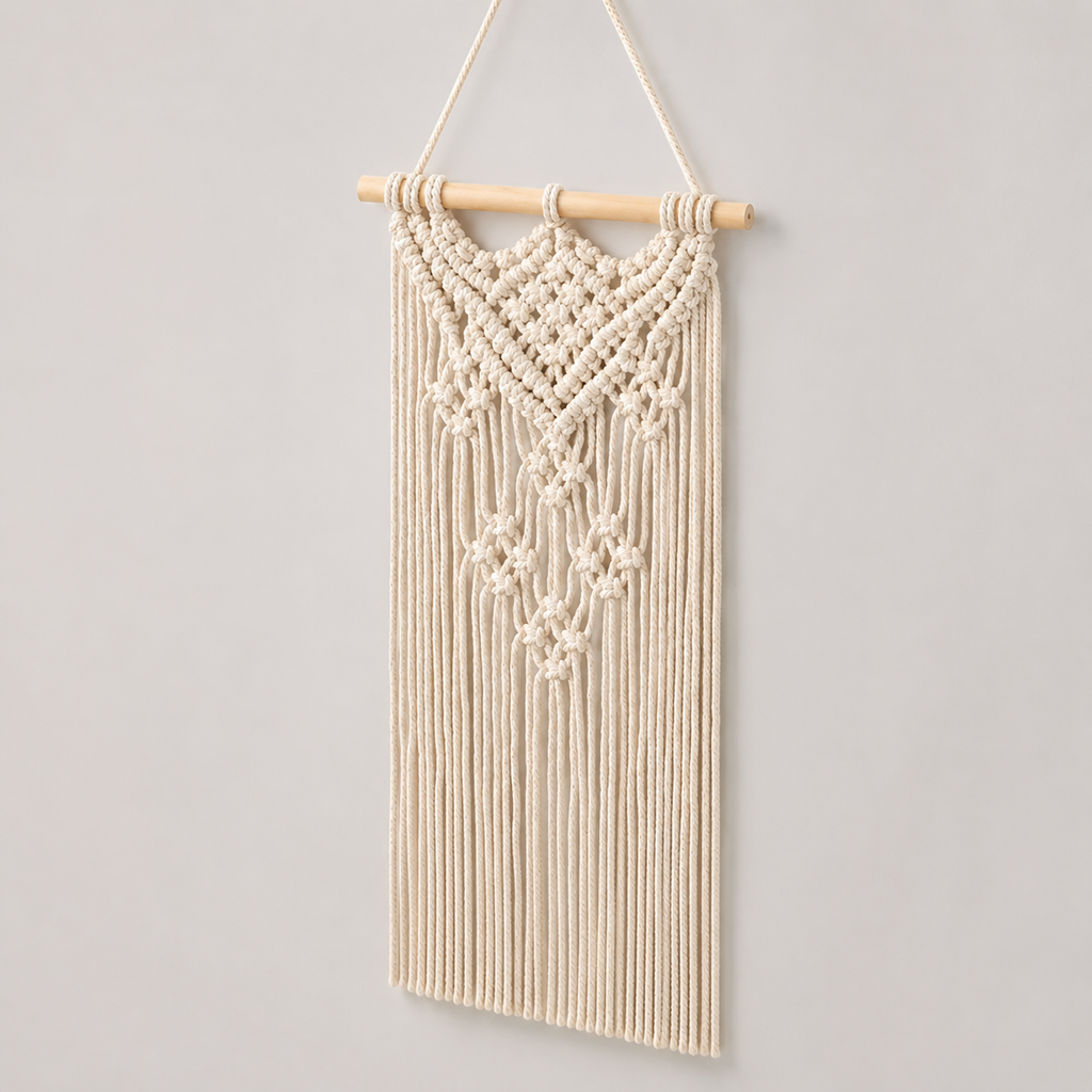 Macramé Diamond Wall Hanging