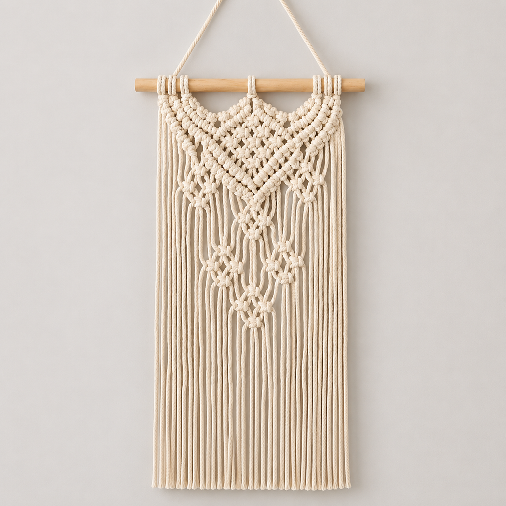 Macramé Diamond Wall Hanging