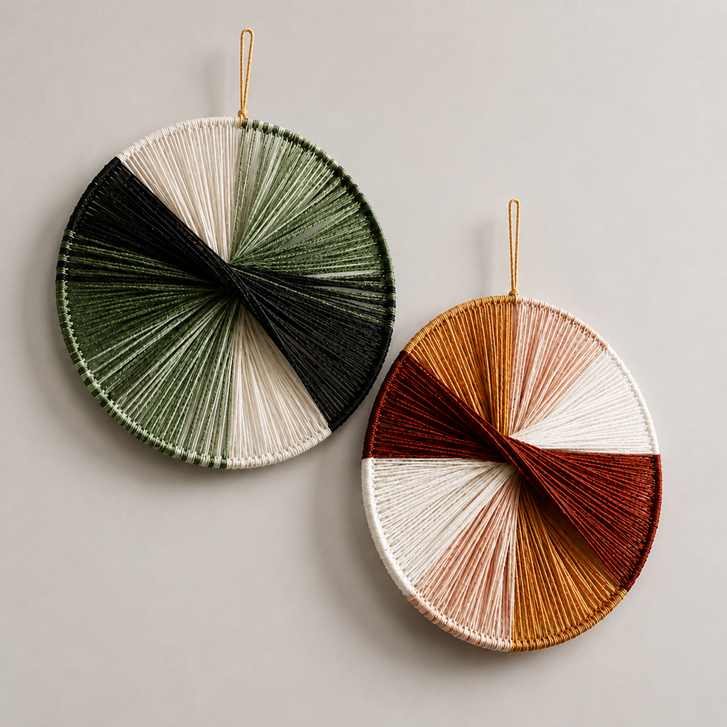 Woven Circle Wall Decor Set
