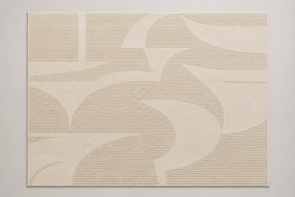 Modern Textured Geometric Area Rug
