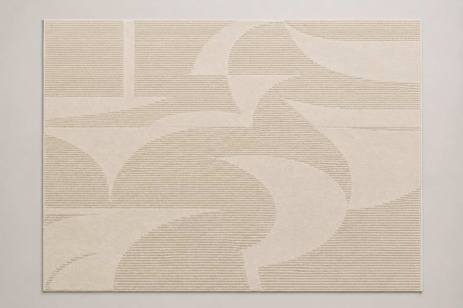 Modern Textured Geometric Area Rug