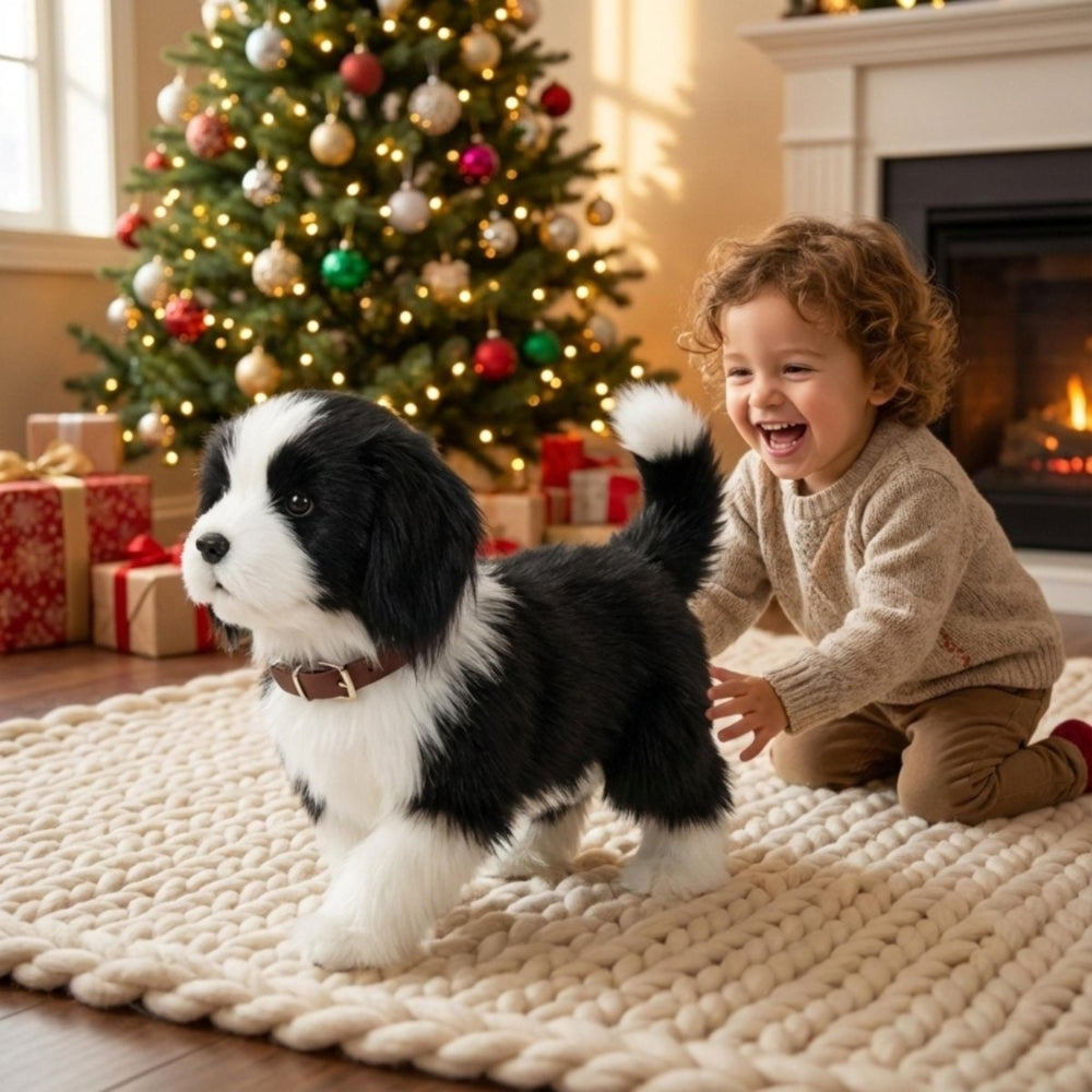 Robot Dog Interactive Puppy Toy Walks Barks Gestures