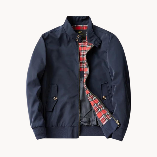 Men's Camden Heritage Tartan Lined Harrington Jacket - Classic Style, Comfort & Timeless Elegance for Every Occasion