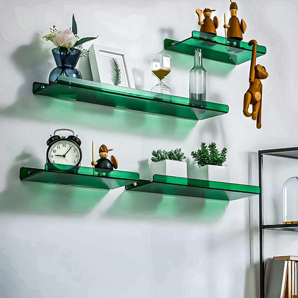 Wall Shelf Floating Acrylic Minimalist Display Storage Shelf