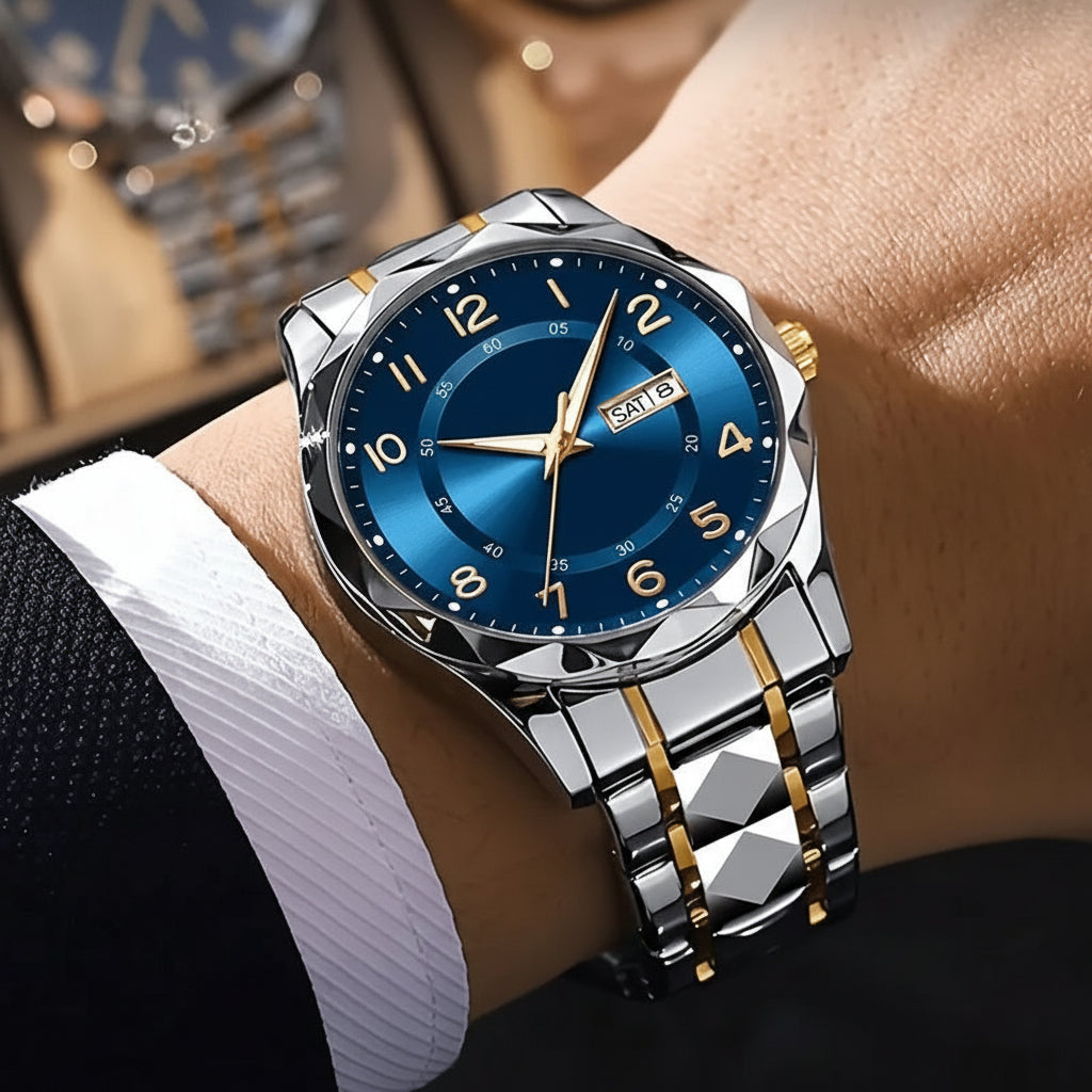 Sports Watch Men Multifunction Titanium Chronograph Wrist Watch