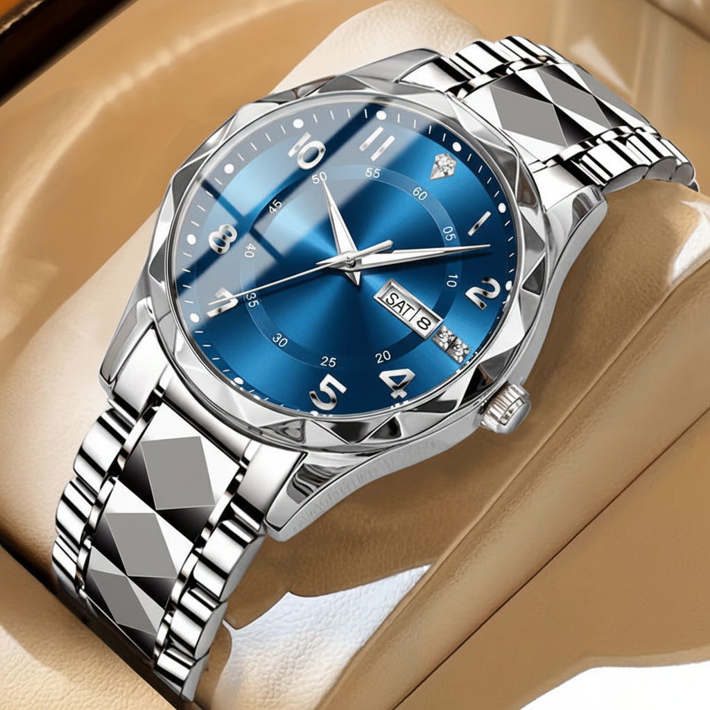 Sports Watch Men Multifunction Titanium Chronograph Wrist Watch