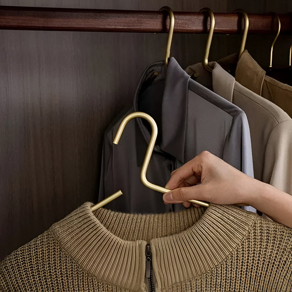 Womens Clothing Hangers Space Saving Heavy Duty Organizer Set