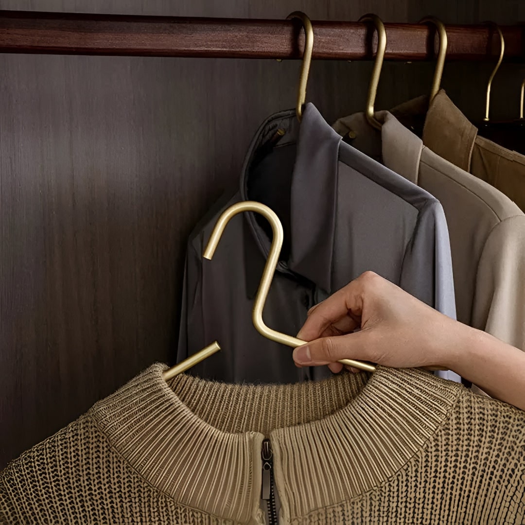 Womens Clothing Hangers Space Saving Heavy Duty Organizer Set