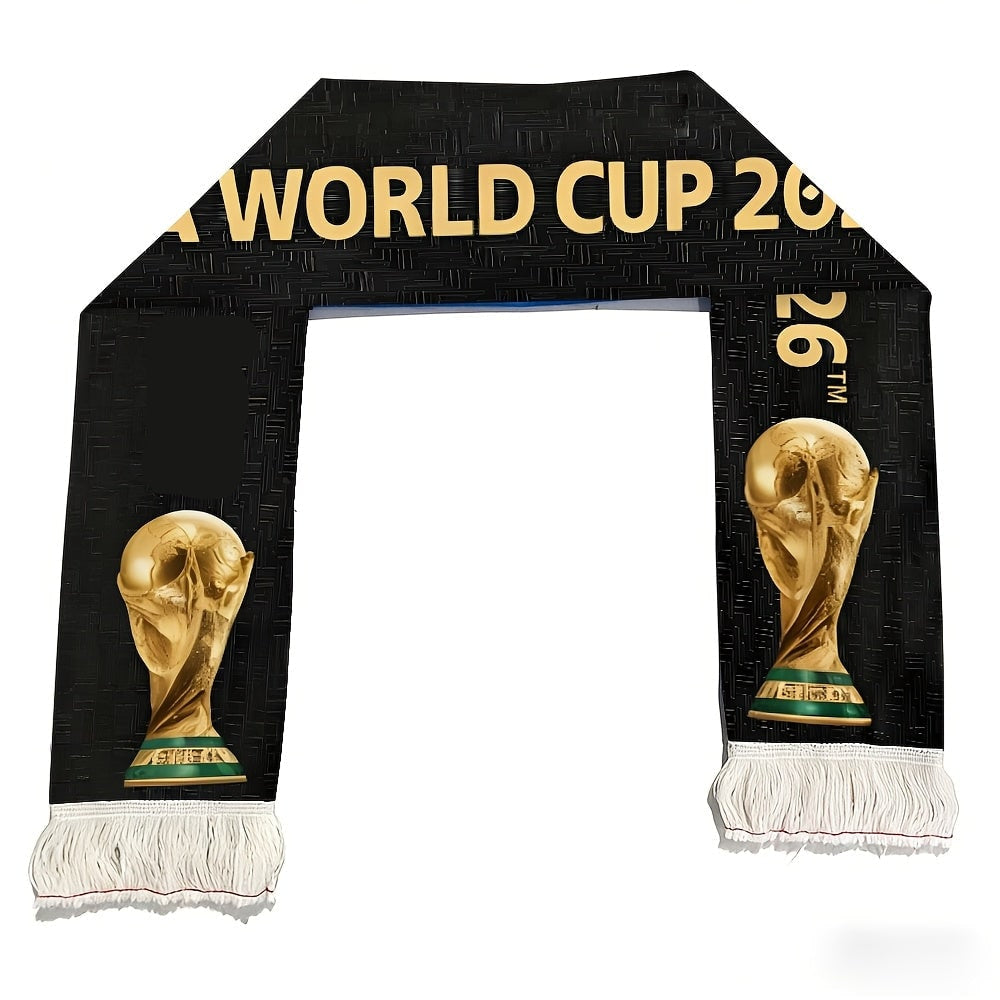 World Cup Soccer Scarf Football Fan Striped Fringe Fan